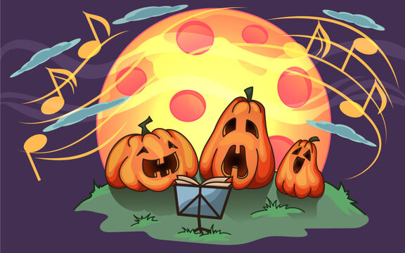 Halloween Pumpkins Singers