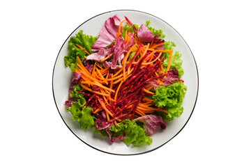 salad with carrots and beetroot