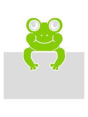 Text präsentieren Comic Frosch 
