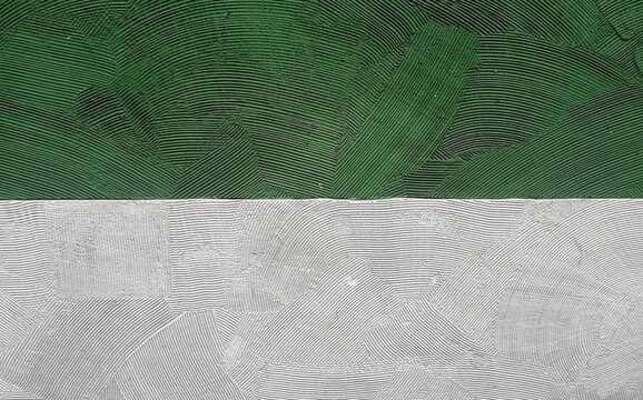 Fototapeta green & white - plaster texture