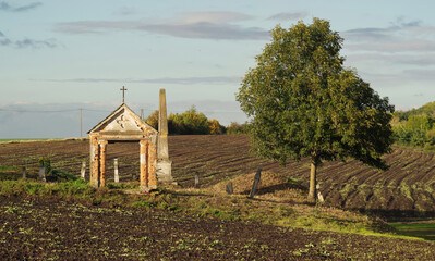 Bardzo stary cmentarz w Polsce (Myców) przy granicy z Ukrainą.