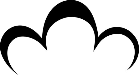 Calligraphy Swirl Decorative Design Element