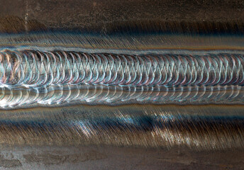 Weld seam of the new boiler