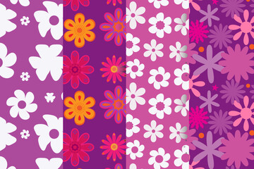 seamless pattern with flowers