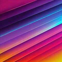Colorful bright purple pink lines neon diagonal stripes background. Multicolored neon palette spectrum vibrant striped colour illustration creative stylish trendy backdrop gradient.