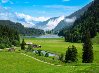 The Oberseetal with Obersee lake is a valley above Nafels in the Swiss canton of Glarus.