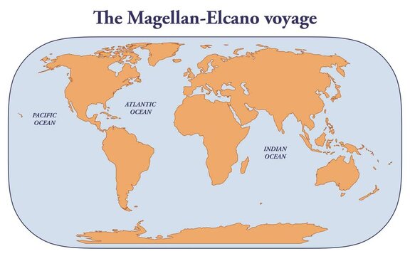 The route of the Magellan-Elcano expedition