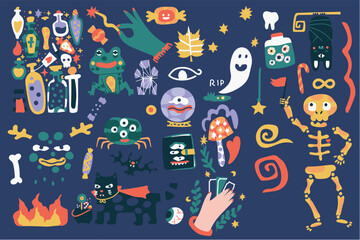 halloween gift box cover design