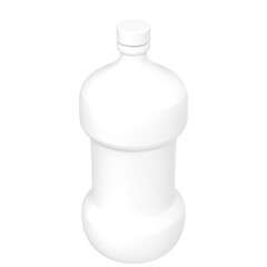 3d rendering illustration of a body care container