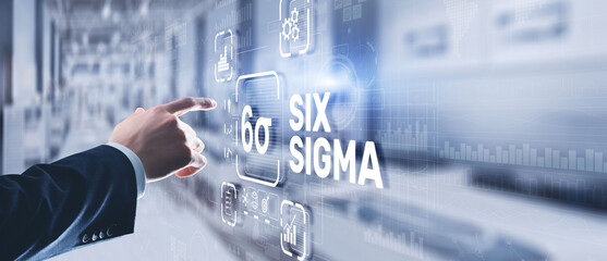 Six Sigma. Management concept aimed at improving the quality of work of an organization or a...