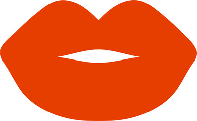 png lips icon isolated.
