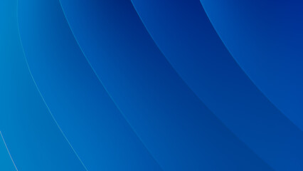Blue wavy abstraction shape background. 3D rendered illustration of trendy modern image in Windows 11 style