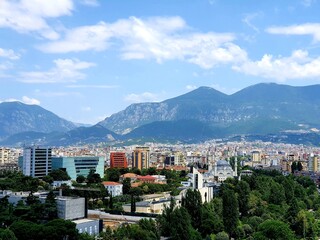 Fototapeta na wymiar Tirana city views, Albania