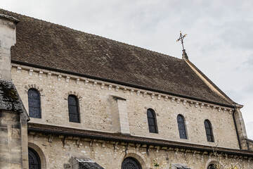 Collegiate Church of Notre-Dame (founded between 1016 and 1031). Melun, Seine-et-Marne department, Ile-de-France region, France.