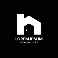 letter h with home logo