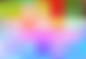 Fototapeta premium Light Multicolor, Rainbow vector blurred shine abstract background.