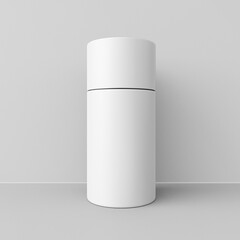 white cosmetic container