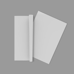 blank book with blank pages