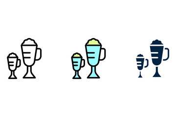 Coffee concept line icon. Simple element illustration. Coffee concept outline symbol design.