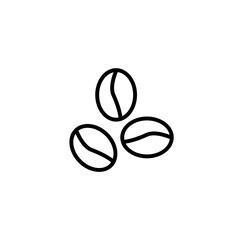 coffee beans concept line icon. Simple element illustration. coffee beans concept outline symbol design.