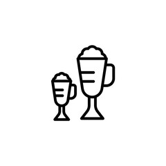 Coffee concept line icon. Simple element illustration. Coffee concept outline symbol design.