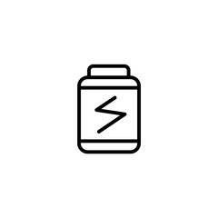 Energy drink concept line icon. Simple element illustration. Energy drink concept outline symbol design.