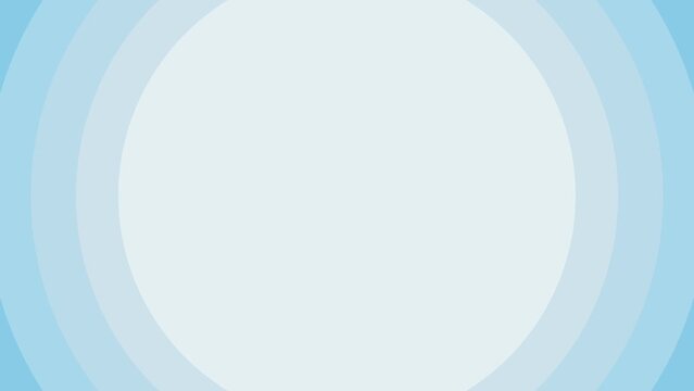 色が段々変化する輪のタイトルバック素材　水色　4K