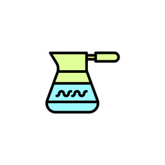Coffee pot concept line icon. Simple element illustration. Coffee pot concept outline symbol design.