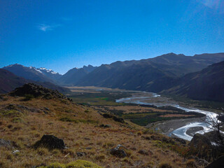 Río de las Vueltas, Camino de los Tres, Mountain Fitz Roy, El Chalten, Patagonia Argentina