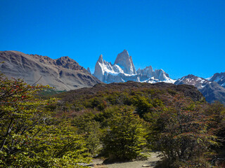 Camino de los Tres, Mountain Fitz Roy, El Chalten, Patagonia Argentina