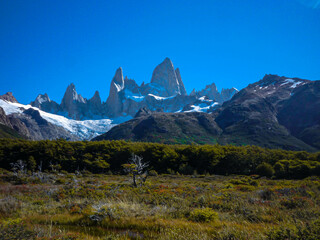 Fototapeta na wymiar Mountain Fitz Roy, El Chalten, Patagonia Argentina