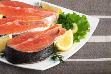 Tasty fish fillet, food concept