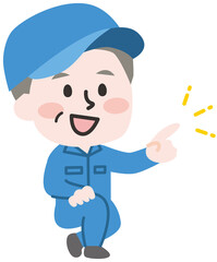 点検作業をおこなう作業員