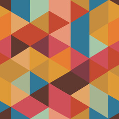 Seamless Pattern Geometric Composition Texture Graphic Vector Design