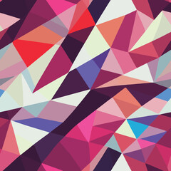 Seamless Pattern Geometric Composition Texture Graphic Vector Design