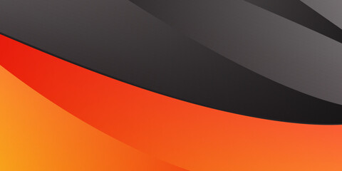 Abstract orange black background