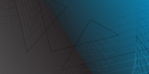 Abstract blue and black background