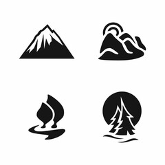 Mountain Vector Set