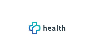 Medical treatment modern health care logo 