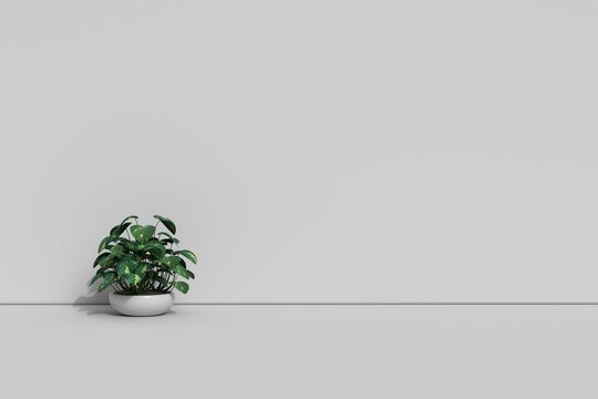 Podium display scene for cosmetic product and packate,3d render.