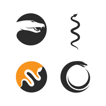 Snake logo vector