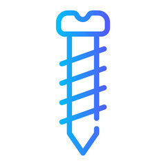 screw gradient icon