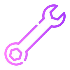 wrench gradient icon