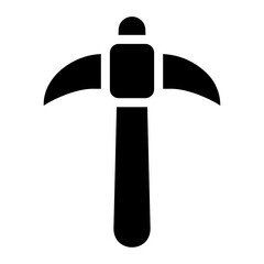 pickaxe glyph icon