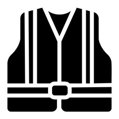 vest glyph icon