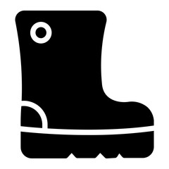 boots glyph icon