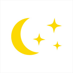 Star and moon logo for mattress business