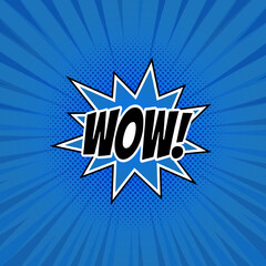 Comic pop art illustration. Comic speech bubbles with text