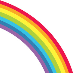 Rainbow icon illustration 