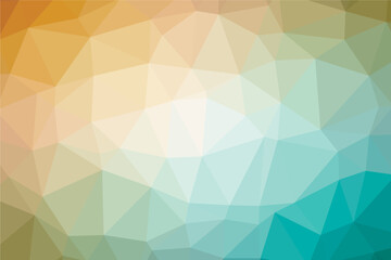 Fototapeta premium Bright color polygon pattern. Low poly design 